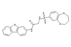 N-dibenzofuran-3-yl-2-(3,4-dihydro-2H-1,5-benzodioxepin-7-ylsulfonylamino)acetamide