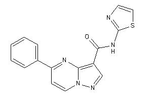 5-phenyl-N-thiazol-2-yl-pyrazolo[1,5-a]pyrimidine-3-carboxamide