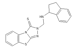 Image of 2-[(indan-1-ylamino)methyl]-[1,2,4]triazolo[3,4-b][1,3]benzothiazole-1-thione