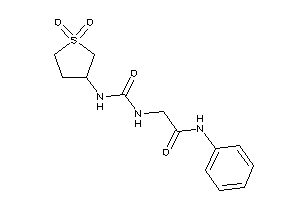 2-[(1,1-diketothiolan-3-yl)carbamoylamino]-N-phenyl-acetamide