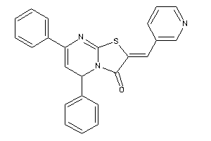 5,7-diphenyl-2-(3-pyridylmethylene)-5H-thiazolo[3,2-a]pyrimidin-3-one
