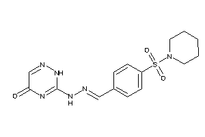 3-[N'-(4-piperidinosulfonylbenzylidene)hydrazino]-2H-1,2,4-triazin-5-one