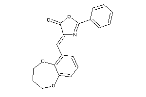 4-(3,4-dihydro-2H-1,5-benzodioxepin-6-ylmethylene)-2-phenyl-2-oxazolin-5-one