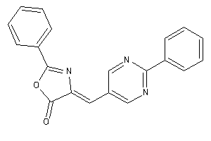 2-phenyl-4-[(2-phenylpyrimidin-5-yl)methylene]-2-oxazolin-5-one