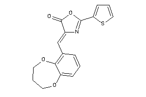 4-(3,4-dihydro-2H-1,5-benzodioxepin-6-ylmethylene)-2-(2-thienyl)-2-oxazolin-5-one