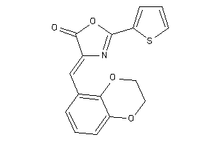 4-(2,3-dihydro-1,4-benzodioxin-5-ylmethylene)-2-(2-thienyl)-2-oxazolin-5-one