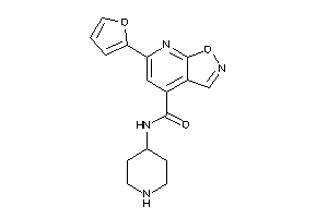 6-(2-furyl)-N-(4-piperidyl)isoxazolo[5,4-b]pyridine-4-carboxamide