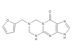 Image of 7-(2-furfuryl)-3,5,6,8-tetrahydro-[1,3,5]triazino[1,2-a]purin-10-one