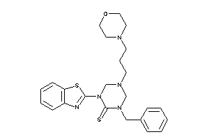 Image of 1-(1,3-benzothiazol-2-yl)-3-benzyl-5-(3-morpholinopropyl)-1,3,5-triazinane-2-thione