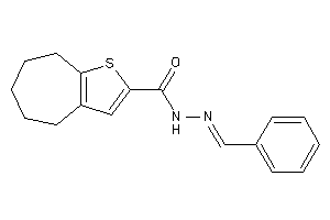 N-(benzalamino)-5,6,7,8-tetrahydro-4H-cyclohepta[b]thiophene-2-carboxamide