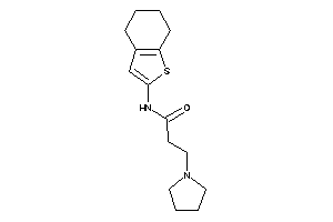 3-pyrrolidino-N-(4,5,6,7-tetrahydrobenzothiophen-2-yl)propionamide