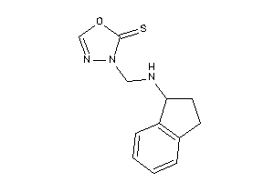 Image of 3-[(indan-1-ylamino)methyl]-1,3,4-oxadiazole-2-thione