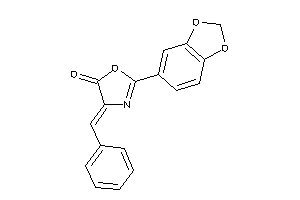 4-benzal-2-(1,3-benzodioxol-5-yl)-2-oxazolin-5-one