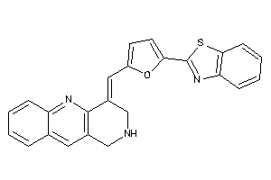 2-[5-(2,3-dihydro-1H-benzo[b][1,6]naphthyridin-4-ylidenemethyl)-2-furyl]-1,3-benzothiazole