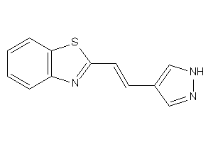 2-[2-(1H-pyrazol-4-yl)vinyl]-1,3-benzothiazole