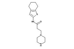 3-piperazino-N-(4,5,6,7-tetrahydrobenzothiophen-2-yl)propionamide