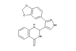 2-[3-(1,3-benzodioxol-5-yl)-1H-pyrazol-4-yl]-2,3-dihydro-1H-quinazolin-4-one