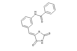 N-[3-[(4-keto-2-thioxo-thiazolidin-5-ylidene)methyl]phenyl]benzamide