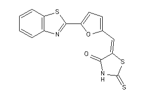 5-[[5-(1,3-benzothiazol-2-yl)-2-furyl]methylene]-2-thioxo-thiazolidin-4-one