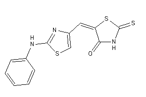 5-[(2-anilinothiazol-4-yl)methylene]-2-thioxo-thiazolidin-4-one