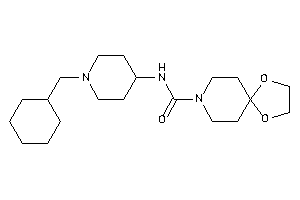 N-[1-(cyclohexylmethyl)-4-piperidyl]-1,4-dioxa-8-azaspiro[4.5]decane-8-carboxamide