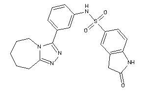 2-keto-N-[3-(6,7,8,9-tetrahydro-5H-[1,2,4]triazolo[4,3-a]azepin-3-yl)phenyl]indoline-5-sulfonamide