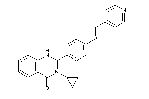 3-cyclopropyl-2-[4-(4-pyridylmethoxy)phenyl]-1,2-dihydroquinazolin-4-one