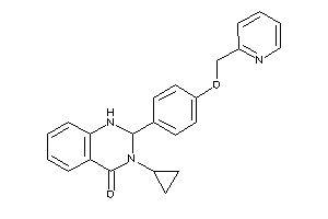 3-cyclopropyl-2-[4-(2-pyridylmethoxy)phenyl]-1,2-dihydroquinazolin-4-one