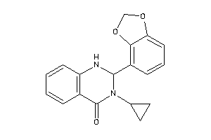 2-(1,3-benzodioxol-4-yl)-3-cyclopropyl-1,2-dihydroquinazolin-4-one