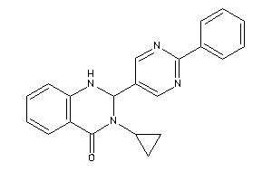 3-cyclopropyl-2-(2-phenylpyrimidin-5-yl)-1,2-dihydroquinazolin-4-one