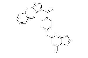 7-[[4-[5-[(2-keto-1-pyridyl)methyl]-2-furoyl]piperazino]methyl]thiazolo[3,2-a]pyrimidin-5-one