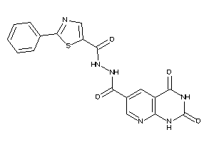 N'-(2,4-diketo-1H-pyrido[2,3-d]pyrimidine-6-carbonyl)-2-phenyl-thiazole-5-carbohydrazide