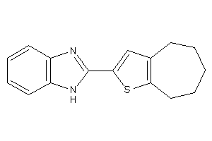 2-(5,6,7,8-tetrahydro-4H-cyclohepta[b]thiophen-2-yl)-1H-benzimidazole