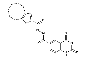 N'-(4,5,6,7,8,9-hexahydrocycloocta[b]thiophene-2-carbonyl)-2,4-diketo-1H-pyrido[2,3-d]pyrimidine-6-carbohydrazide