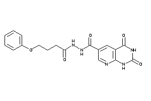 2,4-diketo-N'-(4-phenoxybutanoyl)-1H-pyrido[2,3-d]pyrimidine-6-carbohydrazide