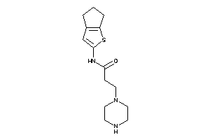 N-(5,6-dihydro-4H-cyclopenta[b]thiophen-2-yl)-3-piperazino-propionamide