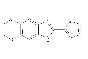 2-thiazol-5-yl-6,7-dihydro-3H-[1,4]dioxino[2,3-f]benzimidazole
