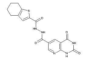 2,4-diketo-N'-(4,5,6,7-tetrahydrobenzothiophene-2-carbonyl)-1H-pyrido[2,3-d]pyrimidine-6-carbohydrazide