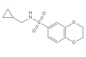 N-(cyclopropylmethyl)-2,3-dihydro-1,4-benzodioxine-6-sulfonamide