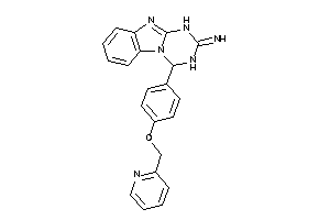 [4-[4-(2-pyridylmethoxy)phenyl]-3,4-dihydro-1H-[1,3,5]triazino[1,2-a]benzimidazol-2-ylidene]amine