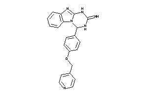 [4-[4-(4-pyridylmethoxy)phenyl]-3,4-dihydro-1H-[1,3,5]triazino[1,2-a]benzimidazol-2-ylidene]amine