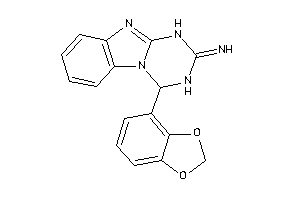 [4-(1,3-benzodioxol-4-yl)-3,4-dihydro-1H-[1,3,5]triazino[1,2-a]benzimidazol-2-ylidene]amine