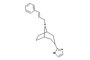 8-cinnamyl-3-(1H-imidazol-2-yl)-8-azabicyclo[3.2.1]octane