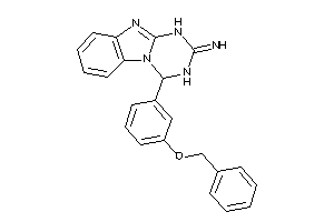 [4-(3-benzoxyphenyl)-3,4-dihydro-1H-[1,3,5]triazino[1,2-a]benzimidazol-2-ylidene]amine