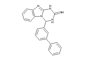 [4-(3-phenylphenyl)-3,4-dihydro-1H-[1,3,5]triazino[1,2-a]benzimidazol-2-ylidene]amine