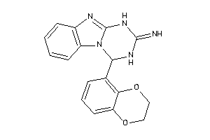 [4-(2,3-dihydro-1,4-benzodioxin-5-yl)-3,4-dihydro-1H-[1,3,5]triazino[1,2-a]benzimidazol-2-ylidene]amine
