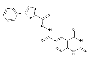 2,4-diketo-N'-(5-phenylthiophene-2-carbonyl)-1H-pyrido[2,3-d]pyrimidine-6-carbohydrazide