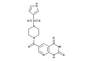 6-[4-(1H-pyrrol-3-ylsulfonyl)piperazine-1-carbonyl]-1H-pyrido[2,3-d]pyrimidine-2,4-quinone