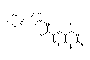 N-(4-indan-5-ylthiazol-2-yl)-2,4-diketo-1H-pyrido[2,3-d]pyrimidine-6-carboxamide