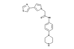 N-(4-piperazinophenyl)-2-(3-thiazol-4-ylpyrrol-1-yl)acetamide